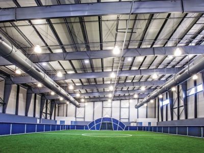 Custom metal building athletic facility