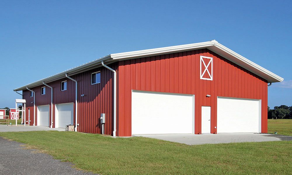 Barn storage metal building