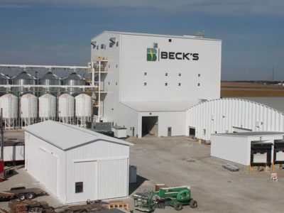 Pre-engineered seed processing buildings