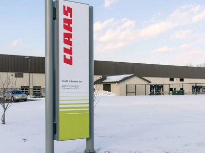 Metal building expansion for Claas Warehouse