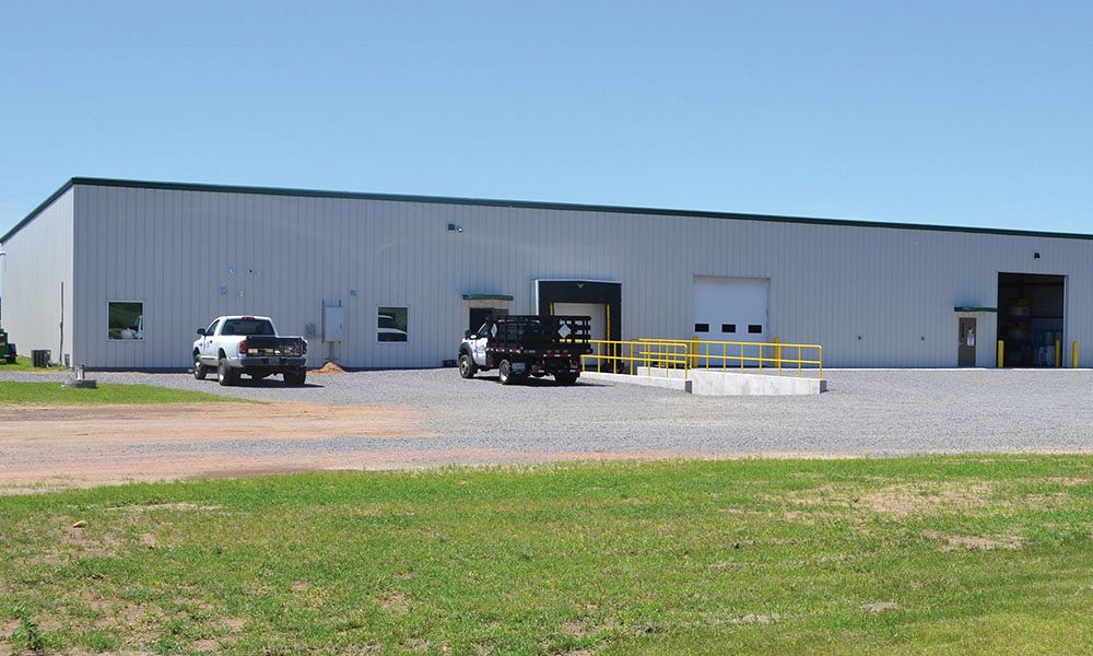 Crop production services warehouse building