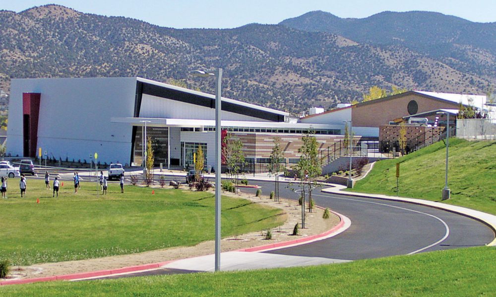 Custom steel building gymnasium for Eagle Valley