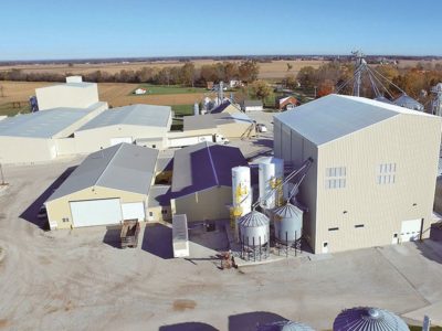 Custom steel buildings for seed processing complex