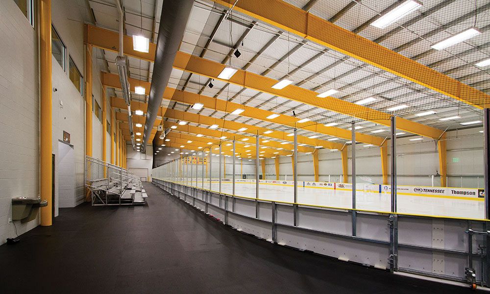 PEMB ice hockey arena