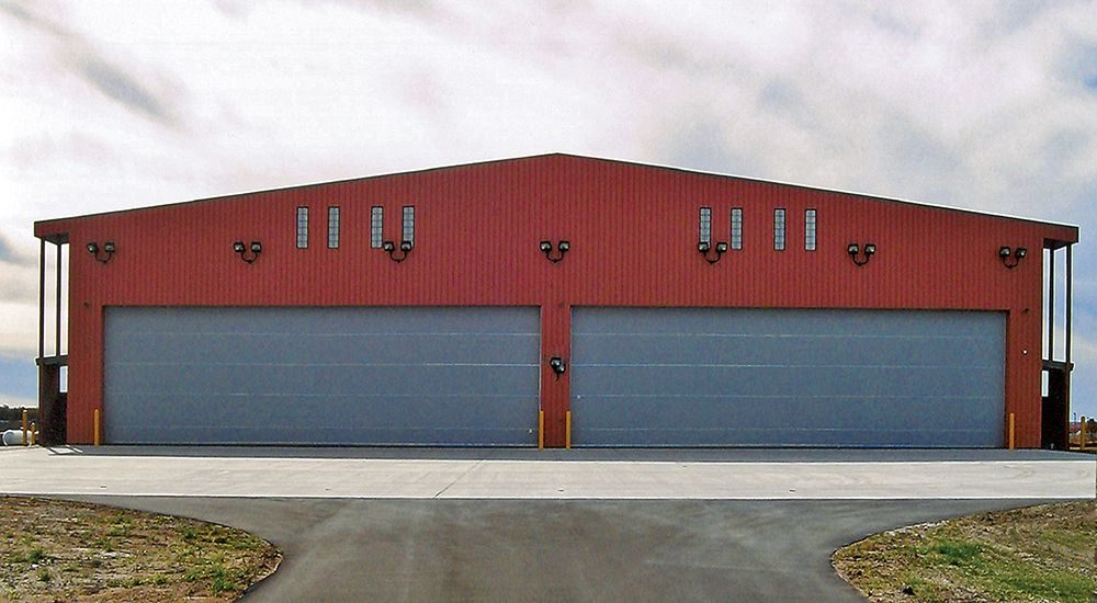 Military aviation storage building