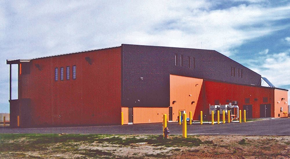 Aviation storage building