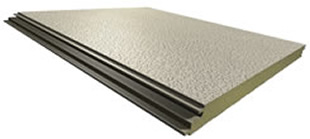 HE40 Heavy Embossed Insulated Metal Panel Profile