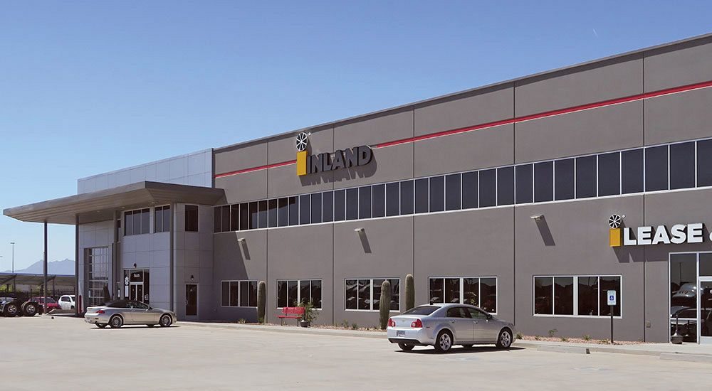 Kenworth semi dealership & service building