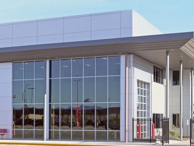 Kenworth dealership building entrance