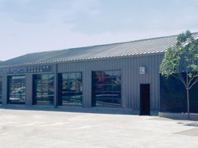 Athletic steel building