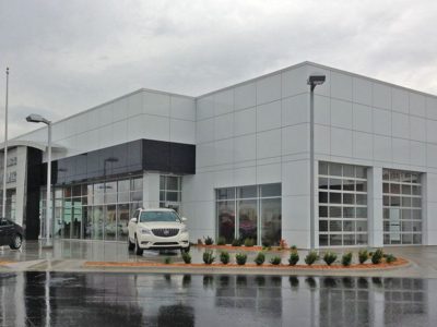 Metal building auto dealership