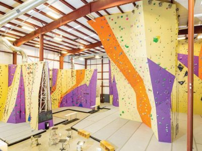 Metal Building Indoor Climbing Interior