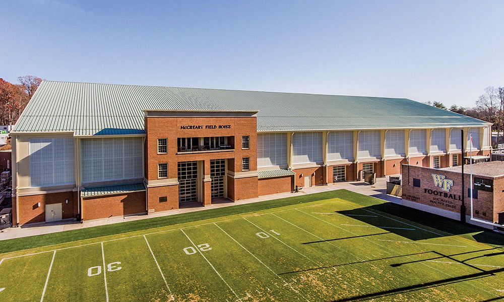 University Indoor Football Steel Building