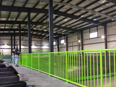 Mezzanine of Steel Building Indoor Zipline Facility