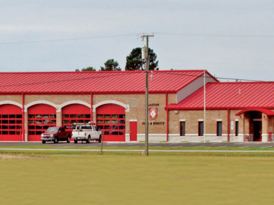 Fire Station Custom Building with Clear Span Truck Bays