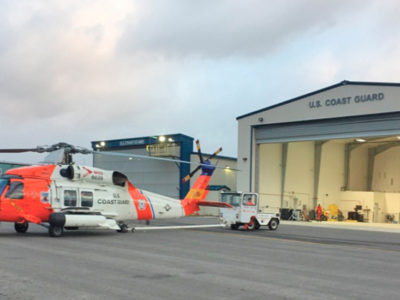 US Cost Guard Steel Hangar Building