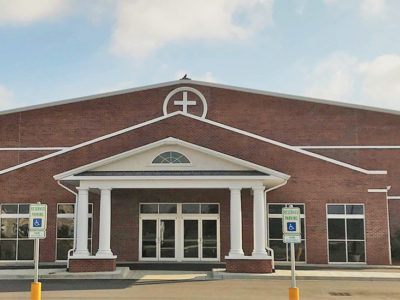 Church with Mezzanine: Gable Frame