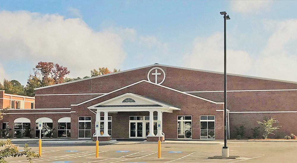 Church with Mezzanine: Gable Frame