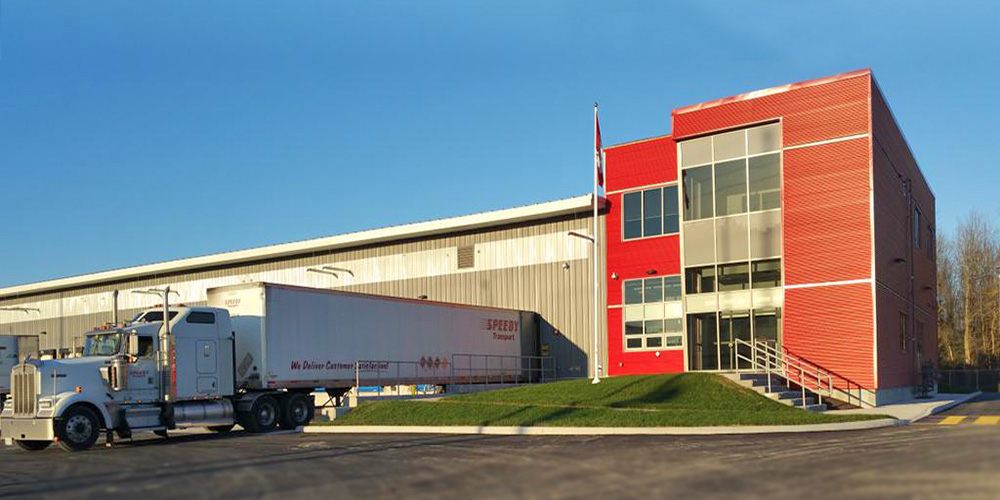 Logistics Building showing truck docks