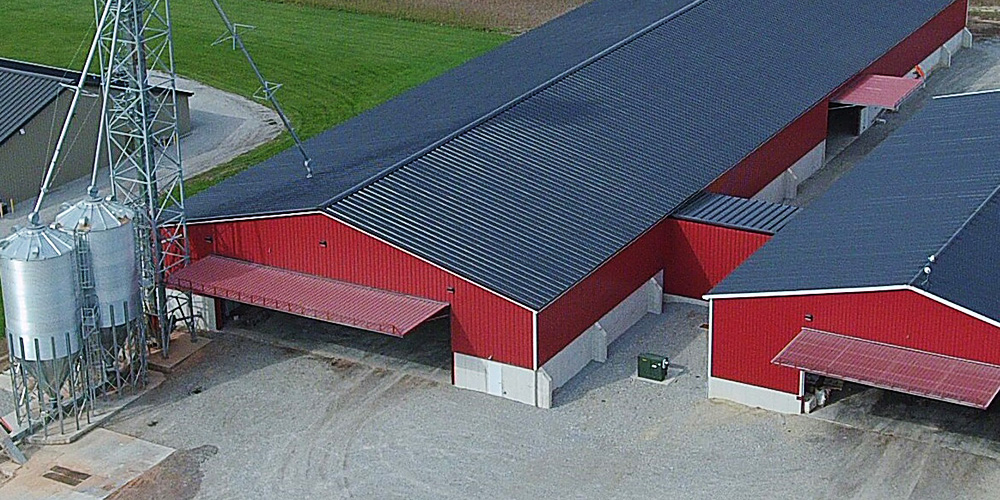 Recyclable Foods Storage Metal Building