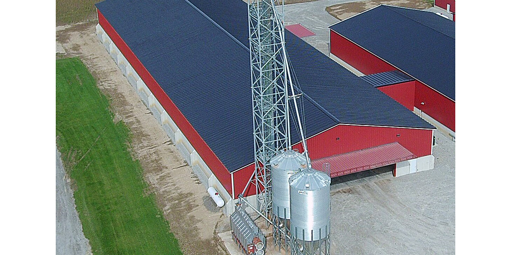 Recyclable Foods Storage Metal Building