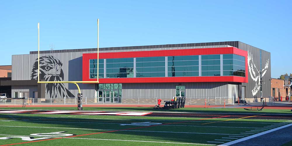 High School Athletic -Custom Steel Building