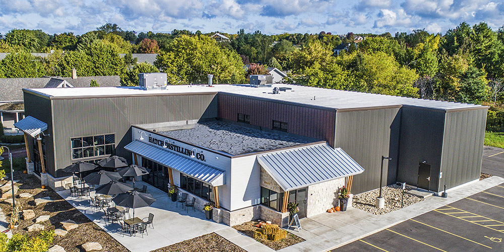 Distillery - Custom Steel Building by American Buildings