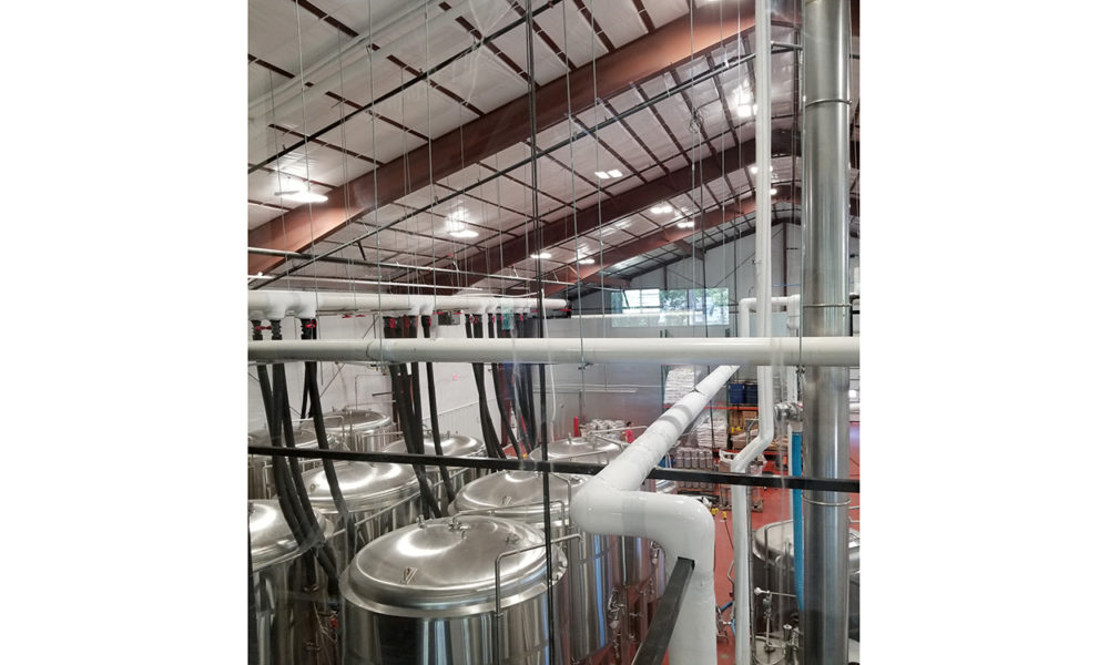 Brewing Company Steel Building Mezzanine