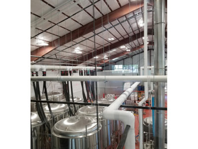 Brewing Company Steel Building Mezzanine