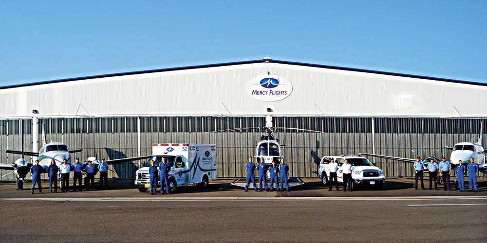 Mercy Flights Steel Building Ambulance Hangar Building