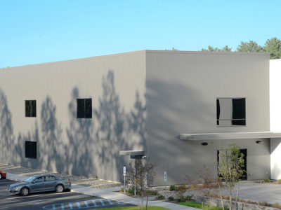 Steel building with insulated metal panels