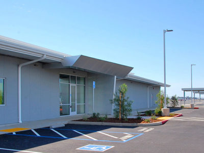 Single Slope Hangar Metal Building with Lean-To