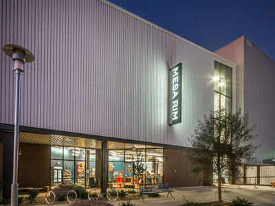 Rock Climbing Steel Building