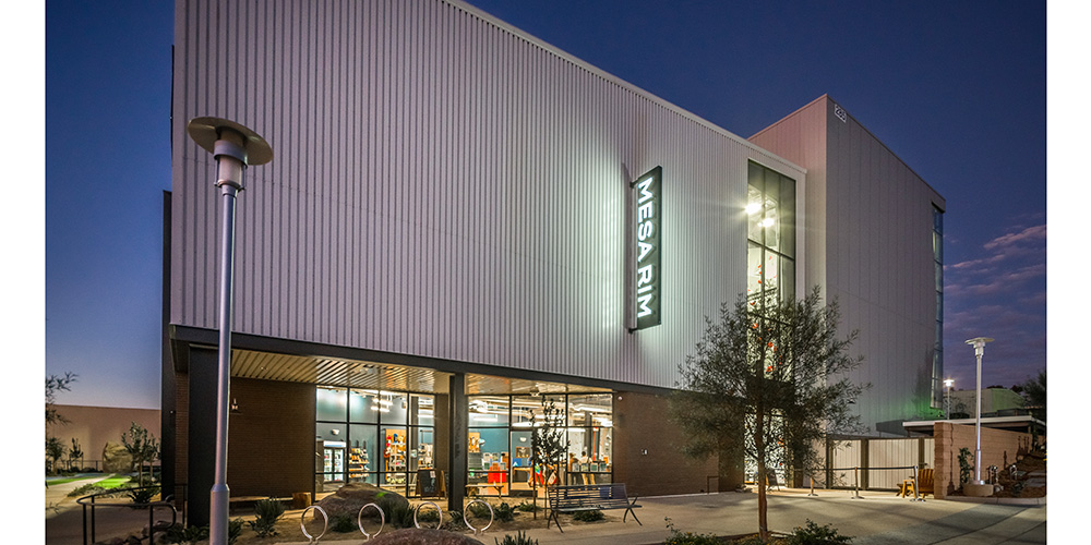 Rock Climbing Steel Building