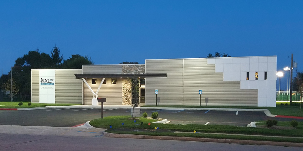 Pierce Eye Specialists - Custom Steel Office Building