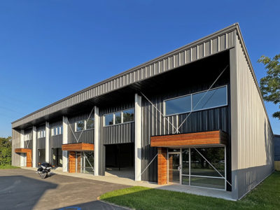 Commercial Metal Building with Rental Units