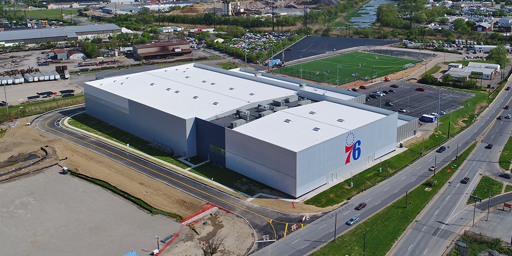 76ers custom indoor sports complex