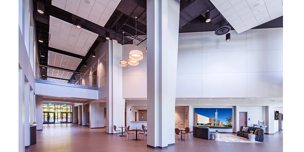 Church Metal Building Expansion Interior