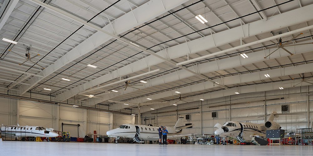 Maintenance hangar building