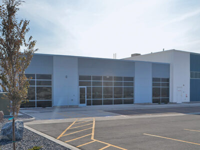 Satellite communications metal buildings