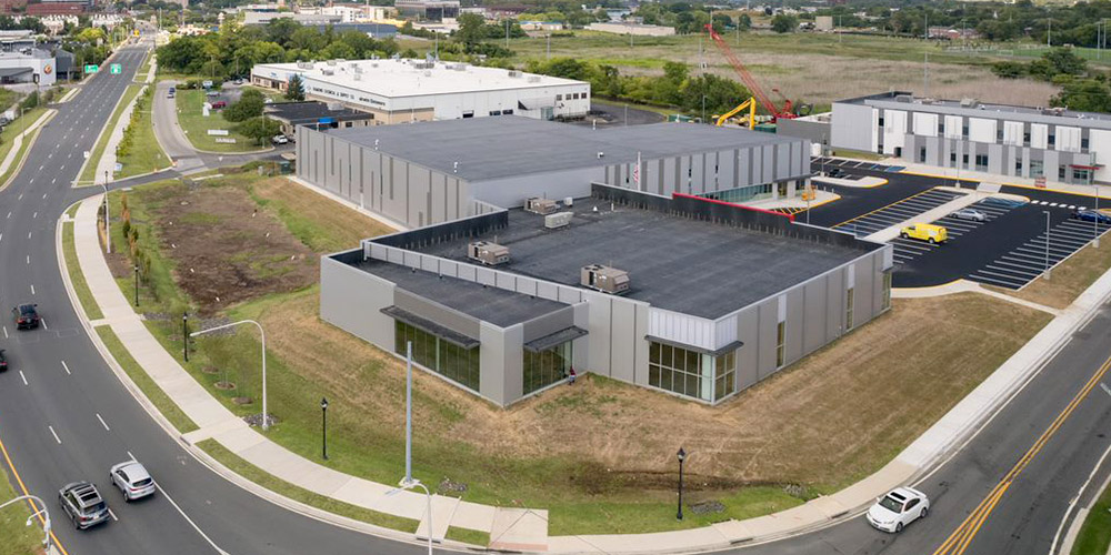 Single slope metal building for Salvation Army