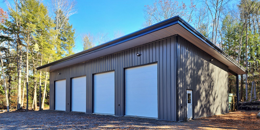 Agricultural storage metal building