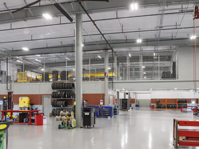 Maintenance Metal Building with mezzanine