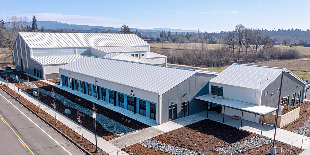 Training Facility Building with Translucent Wall Panels