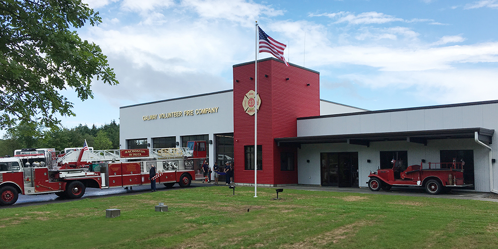 Fire department metal building