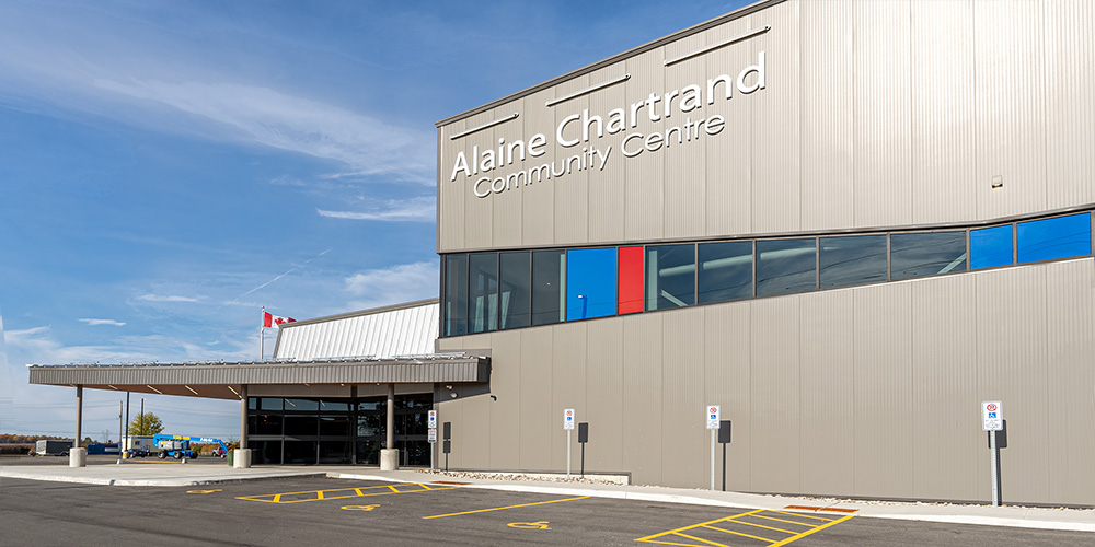 Metal building rec center