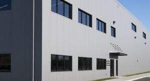 Insulated metal panels on a pre-engineered steel building