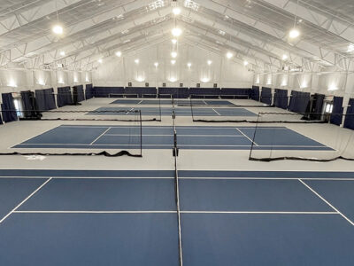Indoor tennis courts metal building