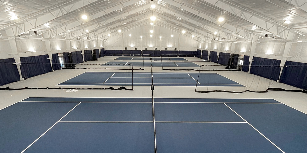 Indoor tennis courts metal building