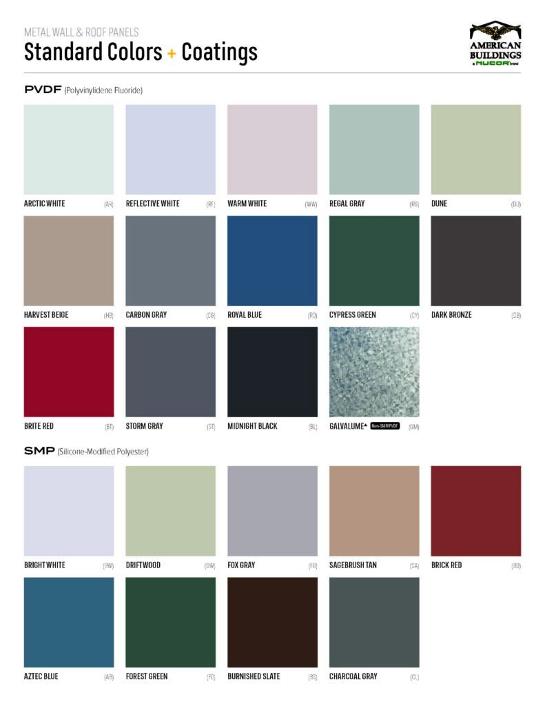 Download Color Charts | American Buildings